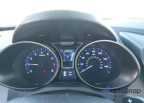 2013 Hyundai Veloster Turbo W/Black из США, поврежденный, VIN KMHTC6AE3DU174060